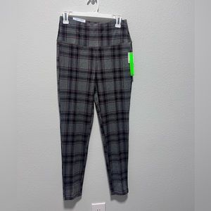 Tinseltown Gray Black Red Plaid Pants Size Medium